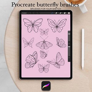 Procreate Butterfly Brushes for Tattoo. - Etsy Australia