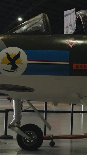 Hawker Hunter close look! The Hawker Hunter is a transonic British jet-powered aircraft of the Cold War era, manufactured by Hawker Siddeley in the United Kingdom. The Hawker Hunter on display first entered service in Britain with the Royal Air Force (RAF) in 1956 and was transferred to the Republic of Singapore Air Force (RSAF) in 1973 as a reconnaissance aircraft. During her service with the RSAF she flew at RAAF Base Williamtown NSW on joint exercises and training detachments. The Hunter was 