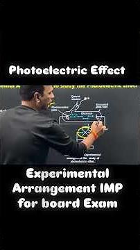 Photoelectric effect experimental arrangement explained | most important topic in 12th physics |