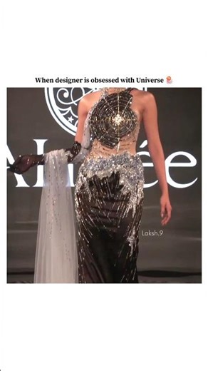 Designer is obsessed with universe 🪩🪼 #share #fashion #like