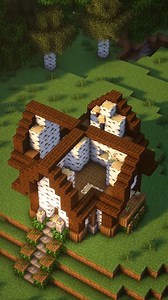 61K views · 993 reactions | Birch House Minecraft #minecraft #minecraftbuilding #minecrafttutorial | Gorillo | Facebook