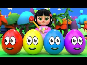 Canción de 5 Huevos de Colores para Bebés 🥚🌈 | Melly en Español – Canciones Infantiles