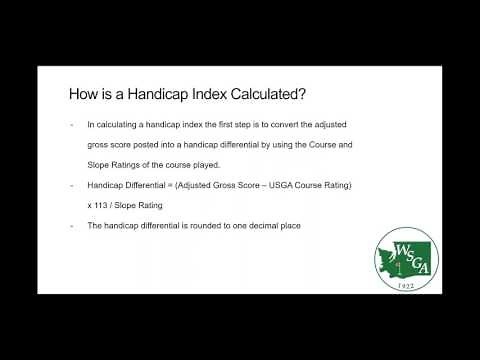 How is a Handicap Index Calculated?