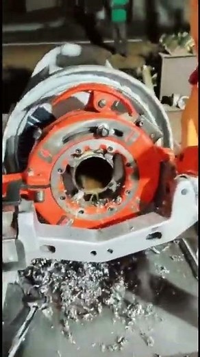 RIDGID - 1224 Threading Machine at Jobsite