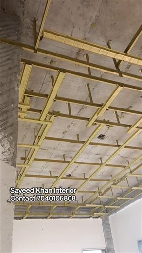 Ceiling Design | The Work Is Still Incomplete | Gyproc Frame | #shorts #ytshorts