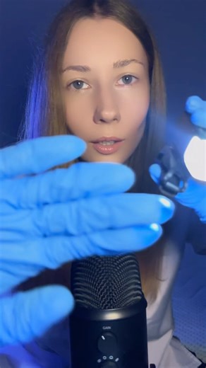 ASMR Medical Roleplay: Reflex Check & Eye Tracking #asmrshorts #relaxingasmr