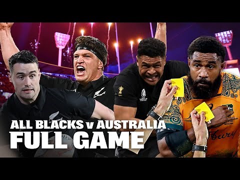Scott Barrett's MONSTER Performance | All Blacks v Wallabies 2023 MCG Melbourne | FULL GAME