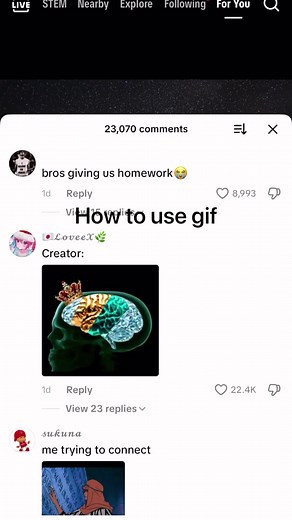 How to use gifs in TikTok #tiktok #tip #how #gif #help | gif tiktoks