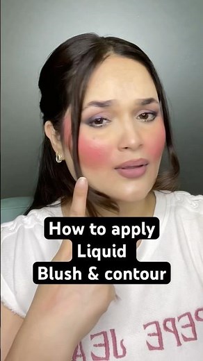 How to apply liquid contour and blush perfectly #tutorial #makeupartist
