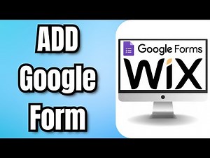 How To ADD Google Form To WIX Website