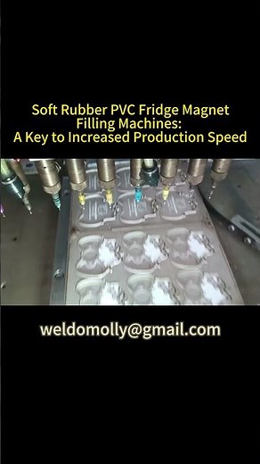 Soft Rubber PVC Fridge Magnet Filling Machines: A Key to Increased Production Speed