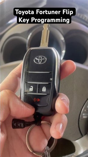 2010 Toyota Fortuner Flip Key Programming #KeyProgramming #ToyotaFortuner #Shorts #FlipKey