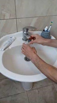 How to clean a faucet aerator screen or Low water pressure