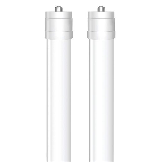 Check The Home Depot's Q&A Before Buying: Feit Electric 40-Watt 8 ft. T12 FA8 Single Pin Type A Plug and Play Linear LED Tube Light Bulb, Daylight Deluxe 6500K (2-Pack)