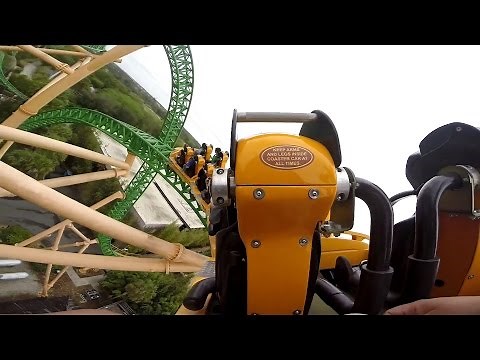 Cheetah Hunt Coaster OnRide POV Busch Gardens Tampa GoPro HD 1080p 60fps