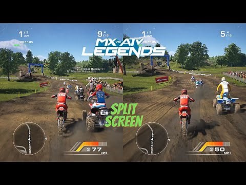 MX vs ATV Legends - Split-screen - 2 players versus Gameplay PC