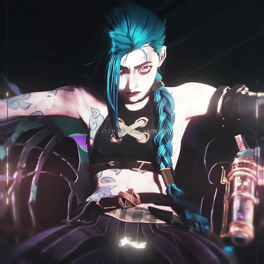 Jinx Arcane League of Legends Coloring Edit