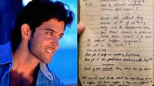 Pics: Hrithik Roshan’s notes while prepping for Kaho Naa Pyaar Hai 27 years ago