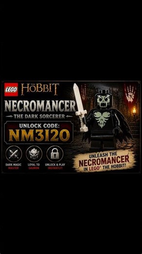 Unlock Necromancer 💀 | Lego the Hobbit Dark Forces Characters