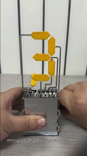 7セグメントは確かにオン/オフの組み合わせだが、2進数ではない。これは機械機構であり、論理回路ではない！