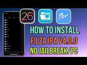 NEW Method! How to install Filza IPA v4.0.0 on iOS 26.2 - iOS 15 for iPhone/iPad