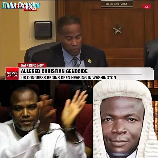 218K views · 4.1K reactions | U.S. Congressman John James Slams Nnamdi Kanu’s Conviction on the Floor of Congress — Says Nigeria’s Judiciary Has Failed the Rule of Law” | Ebuka Exclusive Media | Facebook