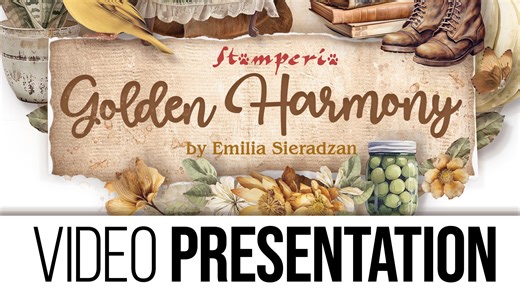 ➡️ www.stamperia.com In this video, we introduce you to "Golden Harmony," the debut collection by @EmiliaSieradzan 🌟 Dive into a world of captivating and warm colors, perfect for creating elegant scrapbooking and journaling projects. This collection offers a wide range of coordinated accessories, including paper pads, washi tape, ephemera, rice papers, and molds, making it easy to match and inspire your creativity. Watch as we explore Emilia's well-balanced and elegant style, fully showcased in