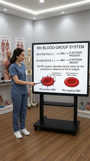 Rh Blood Group 🩸 — Positive vs Negative Explained! 😱 | Rh Factor