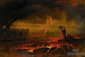 John Martin : Pandemonium Louvre (1841) Canvas Gallery Wrapped or Framed Giclee Wall Art Print Digitally Remastered (D4060) - Etsy