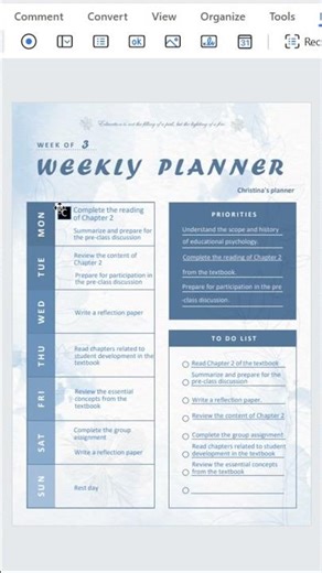 PDFtips: How to add checkboxes on a digital planner