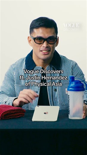 CrossFit athlete and coach #JustinHernandez (@Justin Hernandez) shows us his gym essentials. Watch Justin with #PhysicalAsia’s Team Philippines on Vogue Spotlight, only on YouTube.