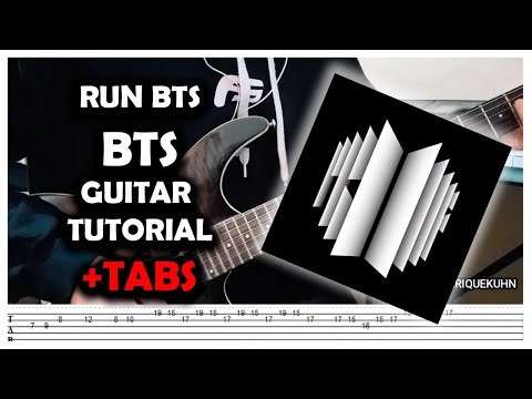 Run BTS - BTS (방탄소년단) - Guitar Tutorial + TABS