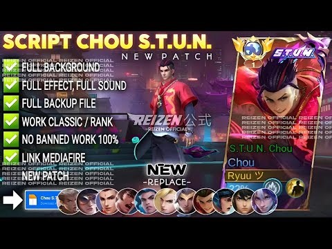 UPDATE ‎Script Chou Stun - S.T.U.N Chou No Password | Full Effect Voice | Patch Terbaru