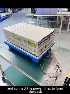 Today we’re showing the full journey from cells to a complete battery pack