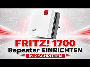 Setting up FRITZ!Repeater: Connect to FRITZ!Box in 2 steps: FRITZ!Repeater 1700