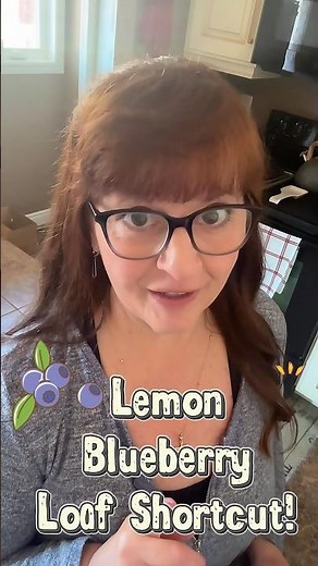 Cake Mix Lemon Blueberry Loaf?! 🍋🫐