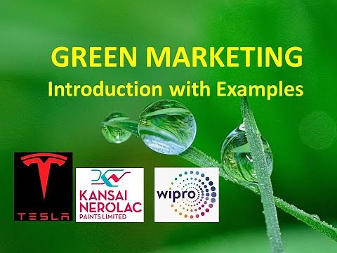 Intro to Green Marketing with examples