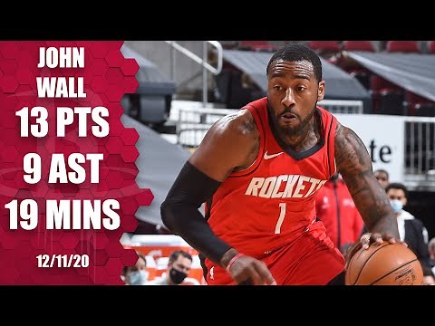 John Wall has impressive debut with Houston Rockets | NBA Preseason Highlights