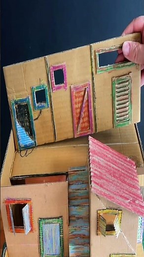 I Built a Realistic Cardboard Favela City! - Kartonla Gerçekçi Favela Şehir Maketi Yaptım!
