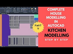 How To Model A Kitchen In AutoCAD-Complete Steps