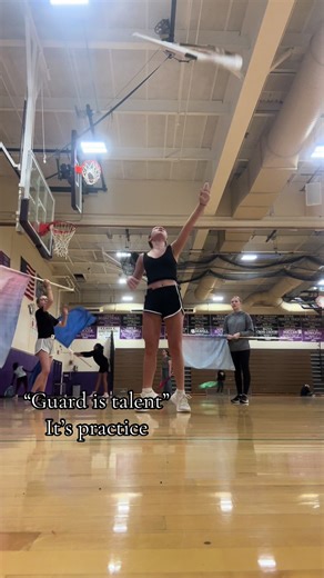 Practice makes improvement #colorguard #fyp #guardgirlies | colorguard