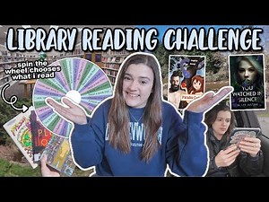 spin the wheel prompts control which books I read from the library 🤯📚🏫📖☕ [reading vlog ep. 1]