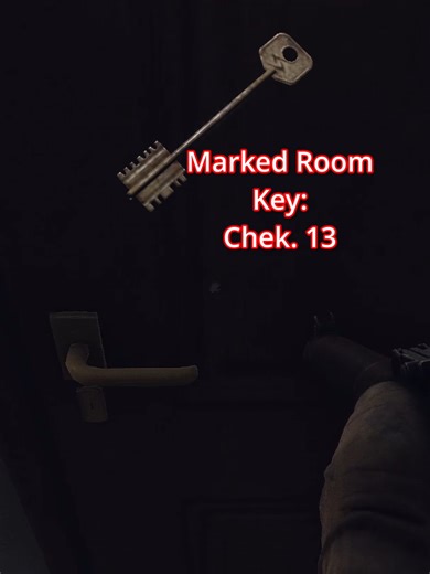 Chek. 13 Marked Room Key in Escape From Tarkov