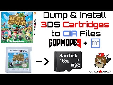 How to Use Godmode9 - to "Dump 3DS Carts to CIA files" & Keep Saves! (Digitally Backup Cartridges)