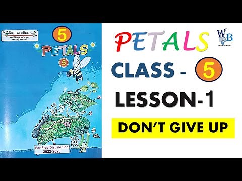 Don't Give Up Lesson 1 Petals English Class 5