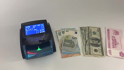 HL-520B portable money detector#moneycounter #billcounter #moneydetector #detector #usd #eur