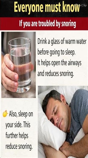 Snoring Solution in 1 Night 😱 Stop Snoring Naturally! #shorts