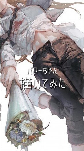 Power-chan thick painting illustration making