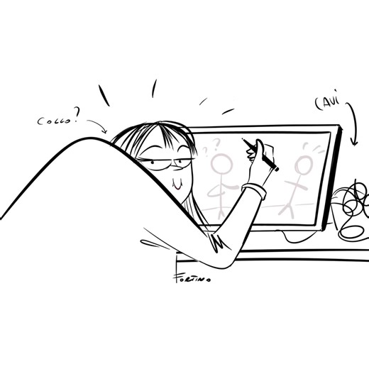 Comic Strip Depicting Artist Life