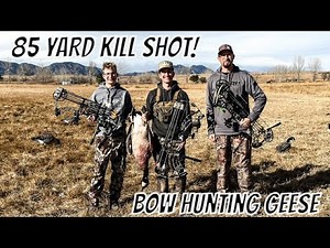 Bow Hunting Geese - 85 YARD KILL SHOT!